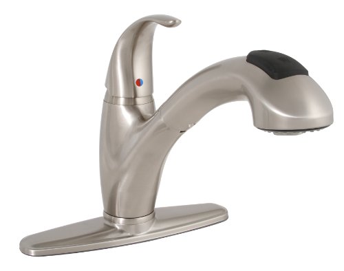 Premier 120289 Sanibel Single-Handle Pull-Out Kitchen Faucet, Brushed Nickel