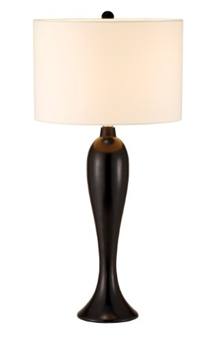 Adesso 3385-01 Francesca Table Lamp, Black