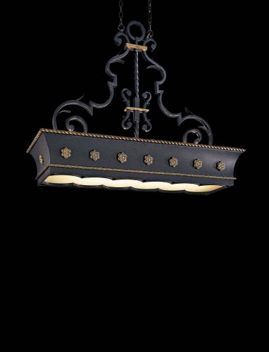 Metropolitan N6107-20 Island Light French Black w/Gold Highlights Montparnasse French Black