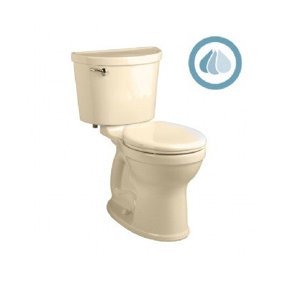 American Standard 211BA.104.021 Champion PRO Right Height 12-Inch Rough-In Round Front Toilet Combination Less Seat, Bone