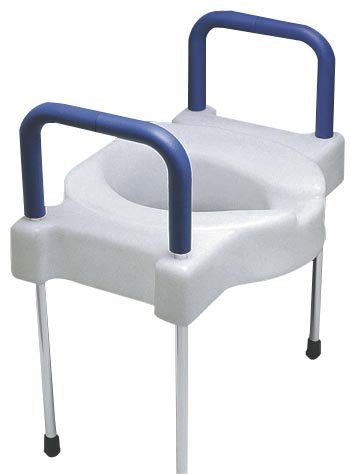 Tall-Ette Extra Wide Toilet Seat with Arms and Legs