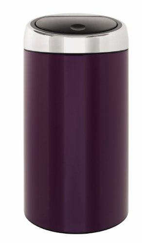 Brabantia Touch Bin De Luxe 45-Liter, Violet Purple