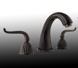 AQUA New Oil Rubbed Bronze Lavatory Bathroom Faucet Widespread