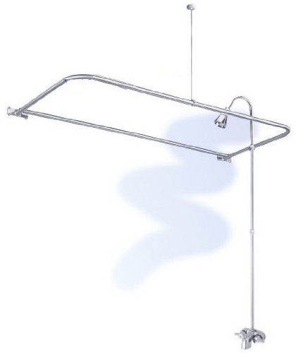 Add-a-Shower with D Curtain Rod