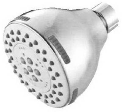 Everflow Industrial Supply 138318 Adjustable Fixed Wall Showerhead, Brushed Nickel - Quantity 6