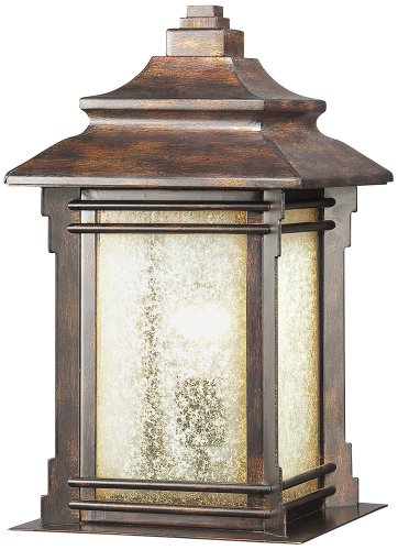 Franklin Iron Works™ Hickory Point Outdoor Pier Mount Light